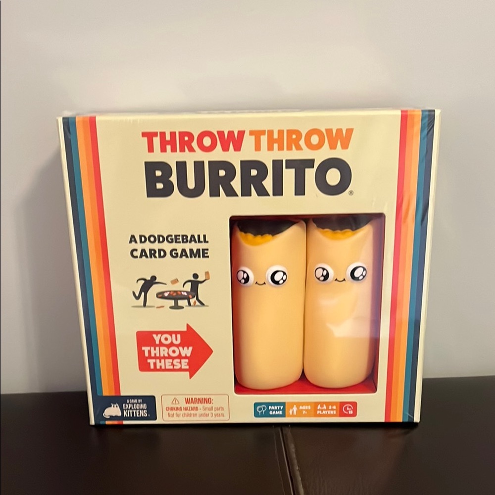 New In Box 
Throw Throw Burrito Dodgeball Card Game